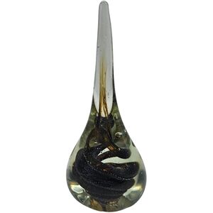 🩷 Elegant Glass Teardrop Paperweight